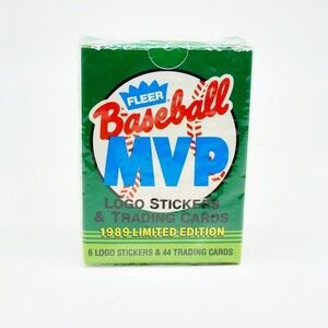 1989 Fleer Baseball Card MVP Toys R US Limited Edition Complete Sealed Set NEW
